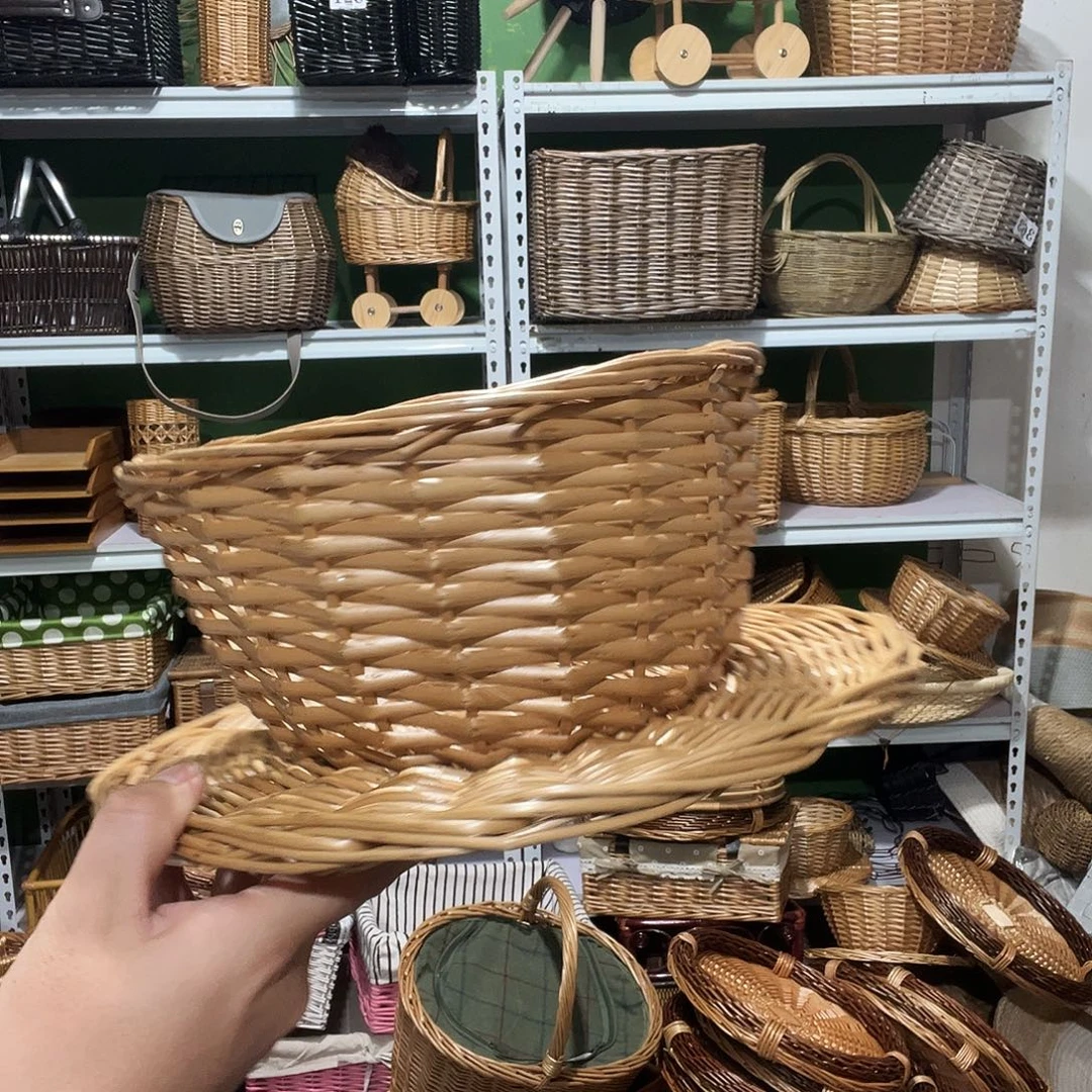 柳水杯造型柳编工艺品