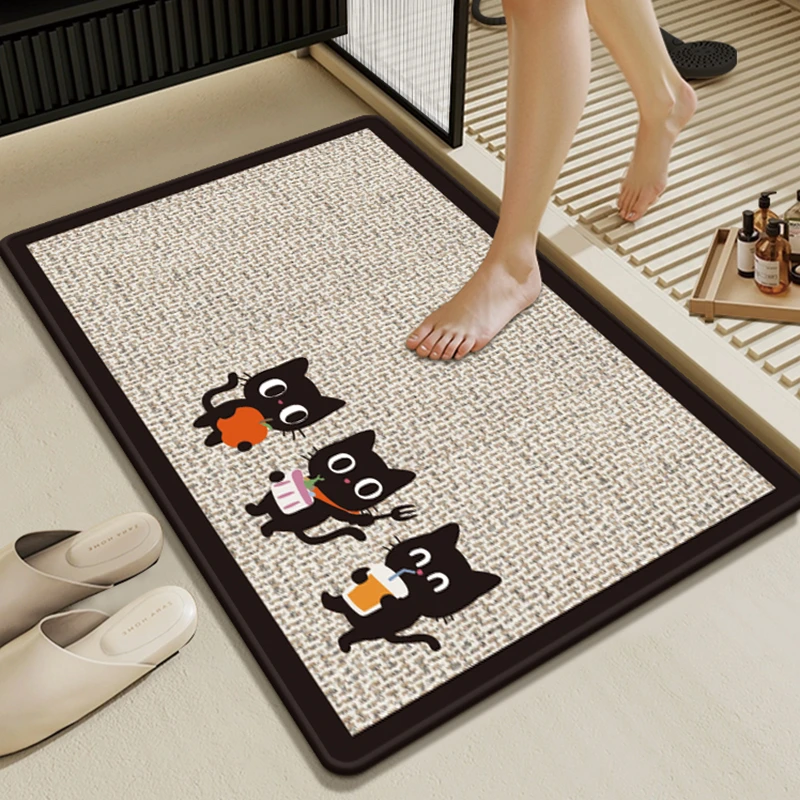 卫生间吸水地垫入户门垫浴室防滑脚垫洗手间门垫专用防水加厚垫子