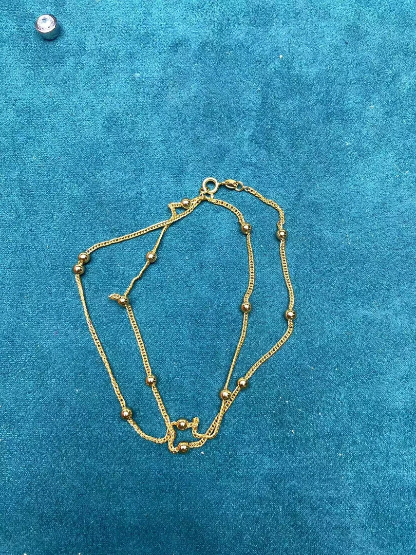 【贝贝优选】J30 隔珠链镶嵌项链时尚百搭款式