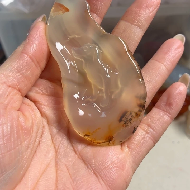 玛瑙/玉髓未镶嵌吊坠(不含链)