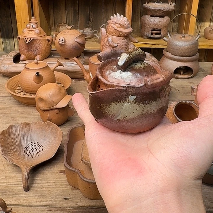 原矿老岩泥茶器系列