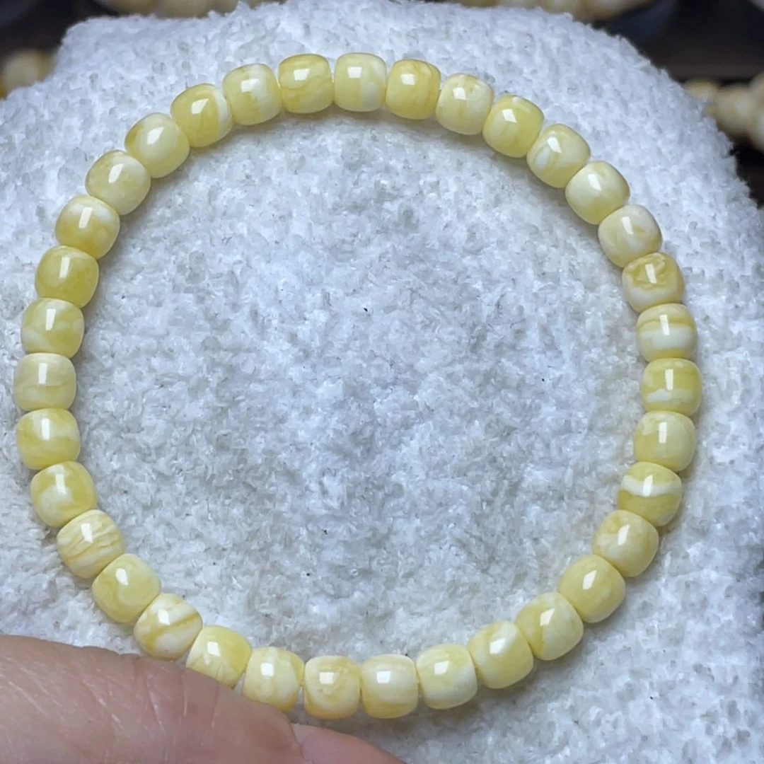 裸石蜜蜡未镶嵌6m蜜蜡手串