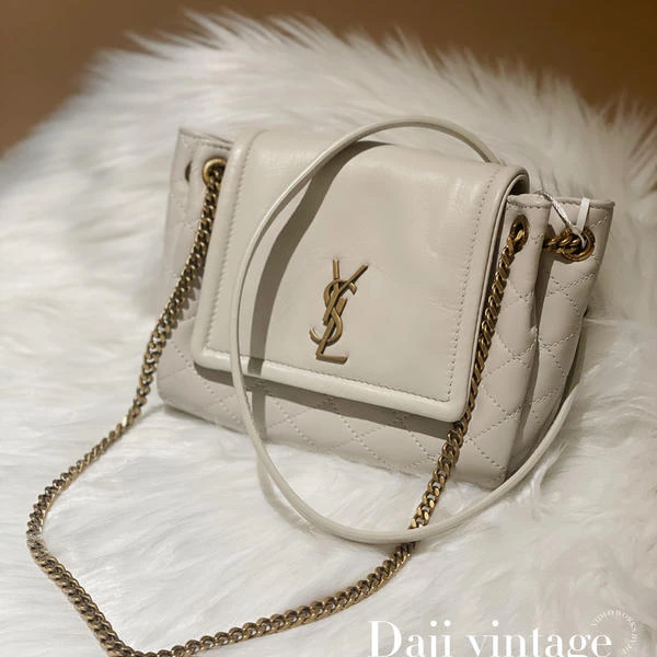 大吉中古/ysl圣罗兰白金nolita斜挎包