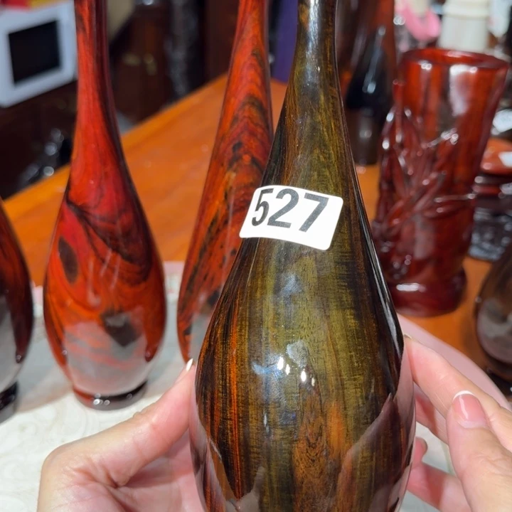 交趾黄檀（大红酸枝）酸枝观音瓶