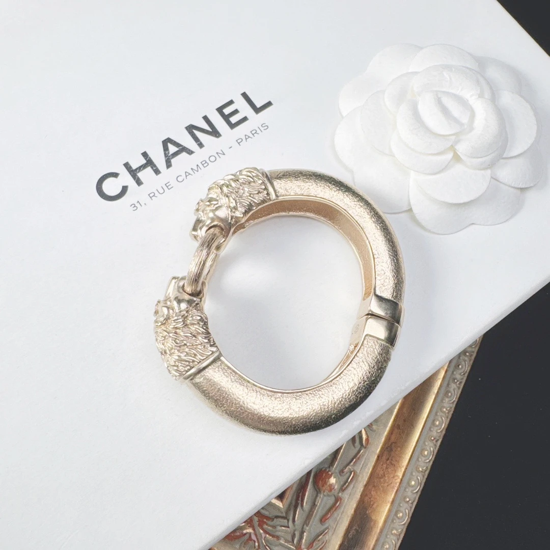 95新 Chanel/香奈儿 柚礼中古/香奈儿双狮手镯lz507517