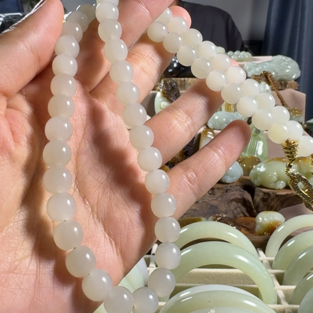 和田玉（糖玉）未镶嵌手链