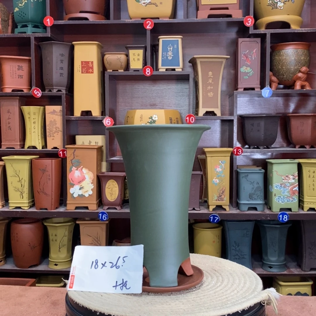 紫砂艺术紫砂花盆