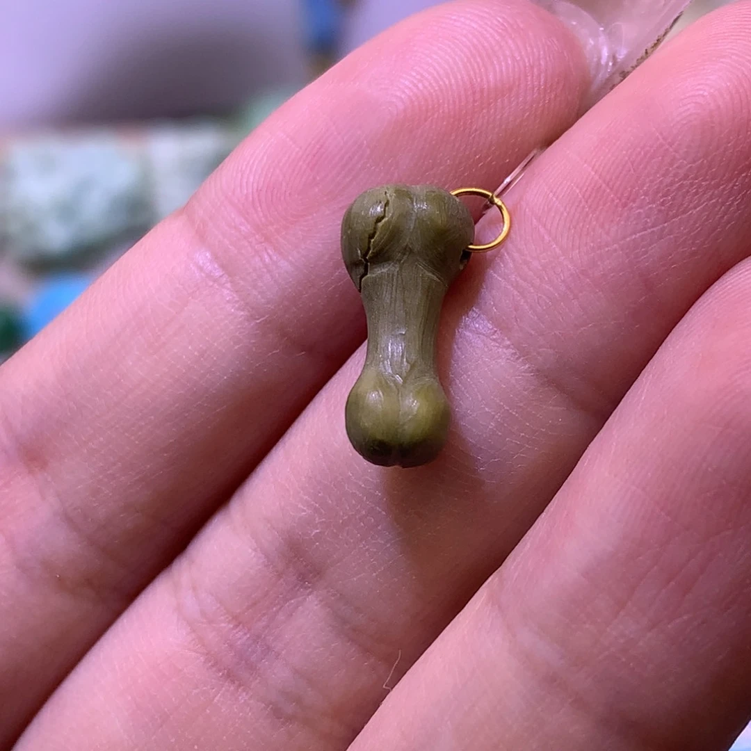 绿松石珠宝奇石未镶嵌骨头