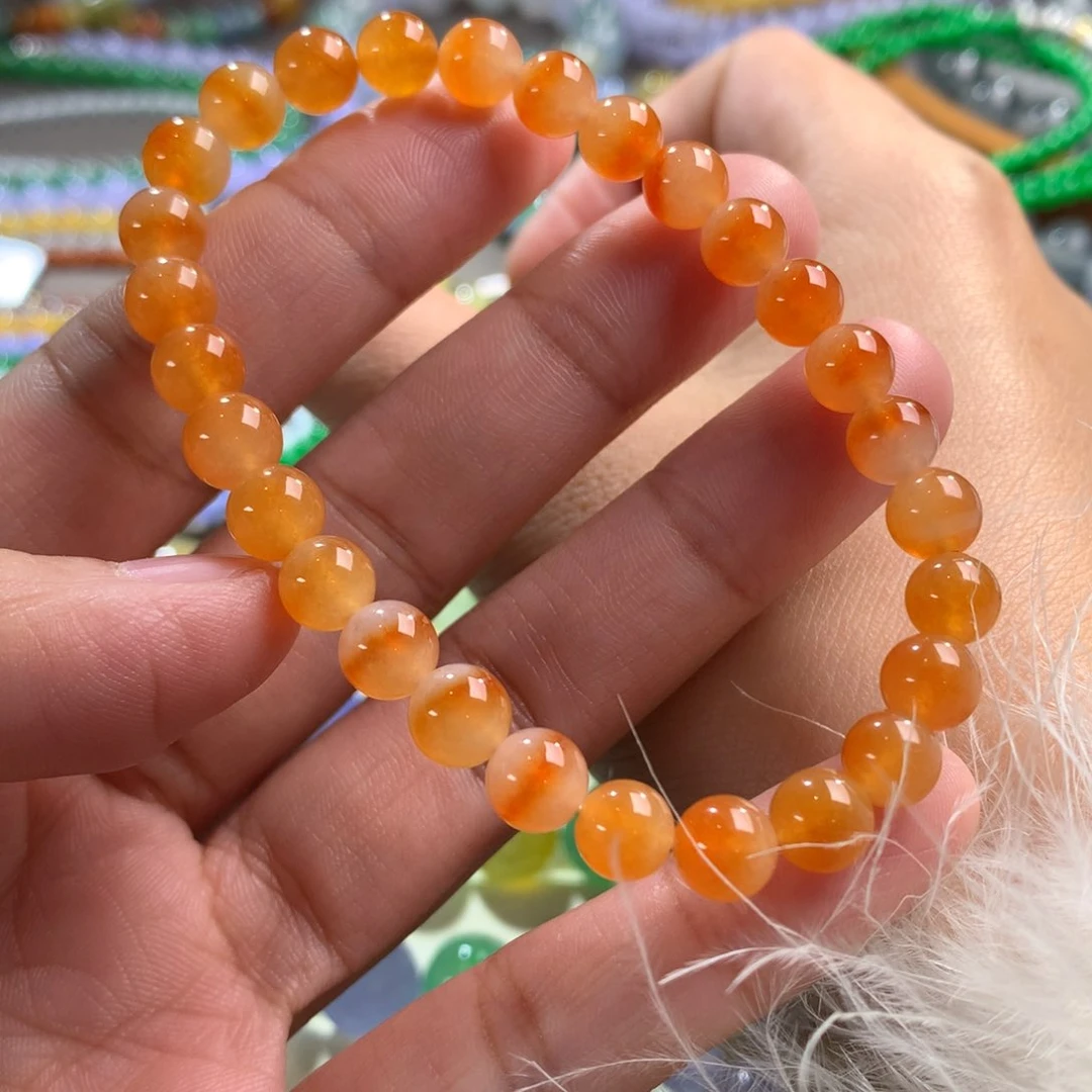 翡翠手链未镶嵌卡6.7