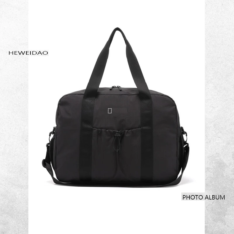 地理22升 防泼水 可折叠收纳旅行包 大容量斜挎包