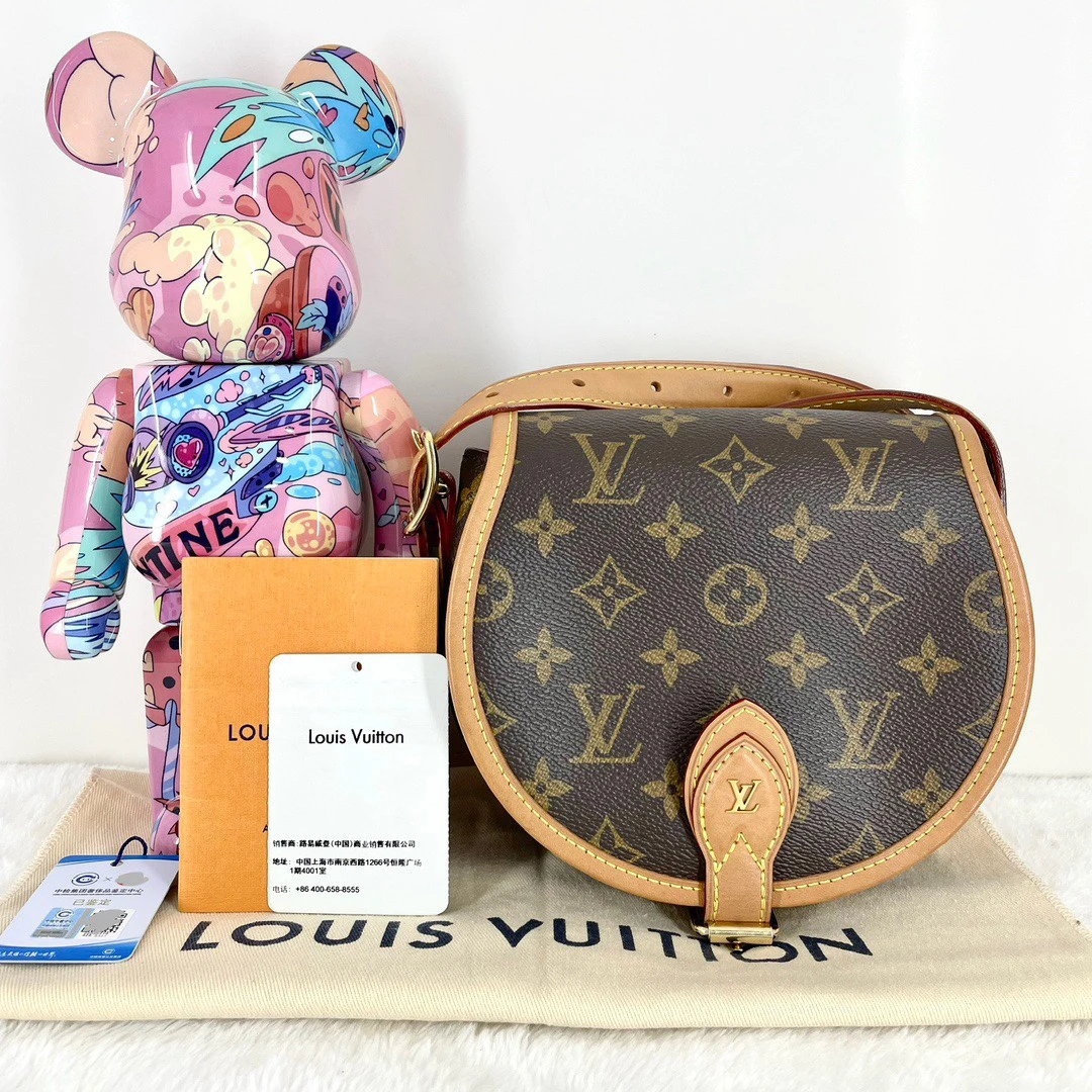 99新 LouisVuitton/路易威登 Lv 97新tambourin 老花马鞍包