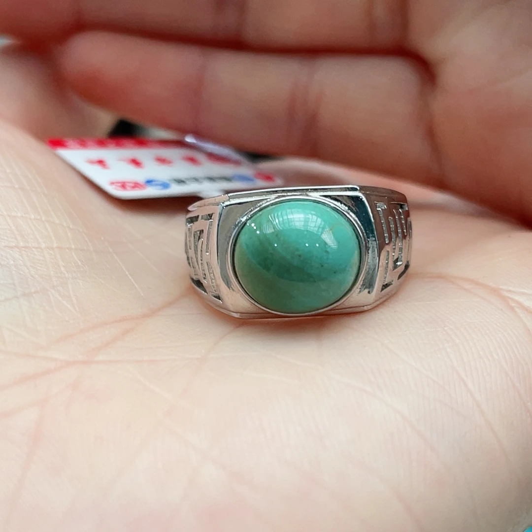 绿松石颈饰银S925镶嵌