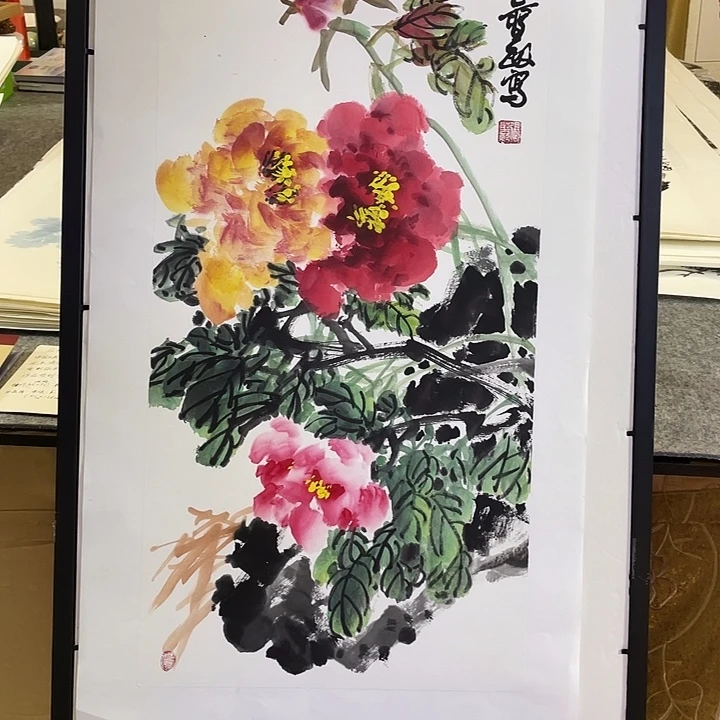 国画张圣敏先生纯手绘作品
