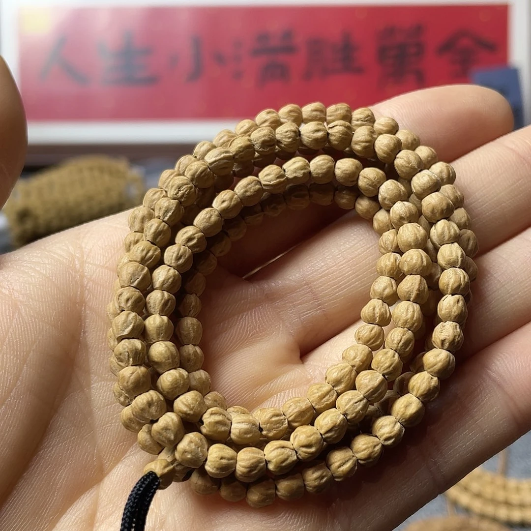 吊坠柏香籽/百香籽粉皮玉化籽小金豆5mm