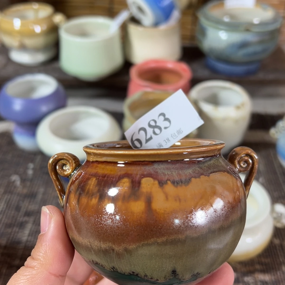 陶瓷景德镇手工花盆