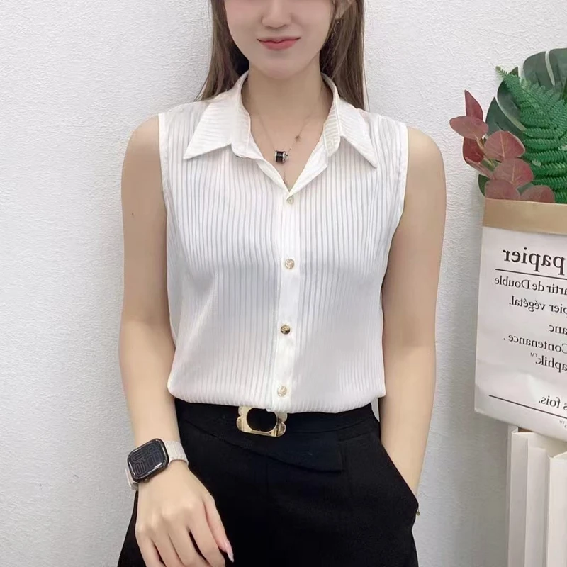 雅典条女士衬衫背心#2610#