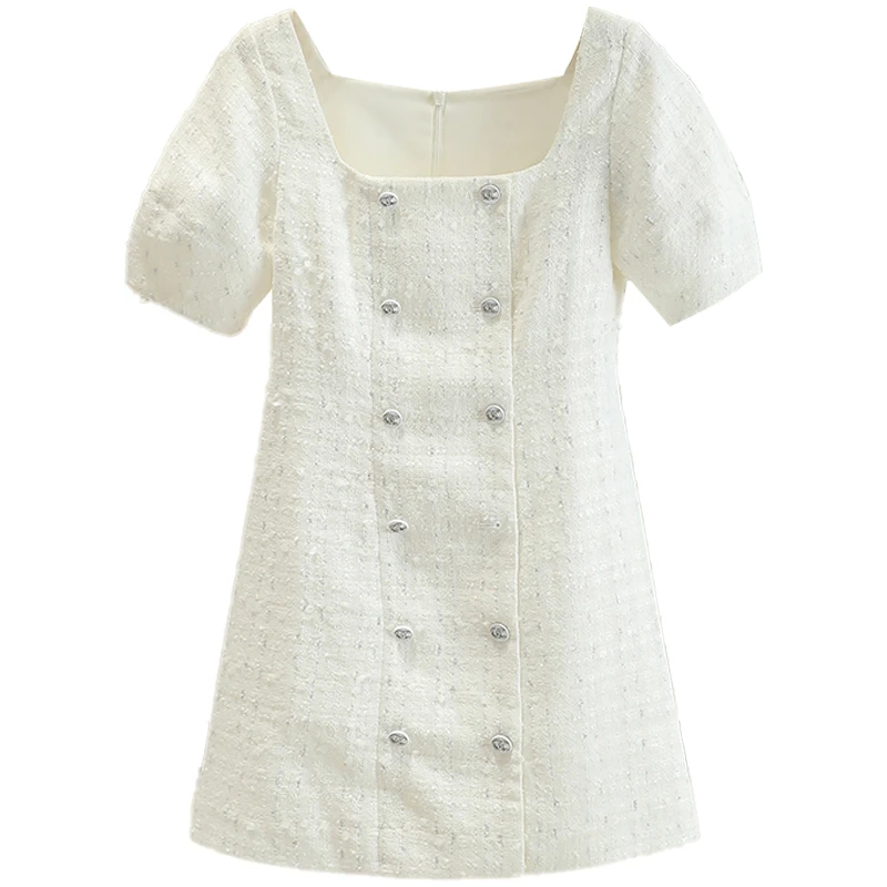 L5627-伍莎服饰云仓百搭时尚新款夏季连衣裙#POS46L050