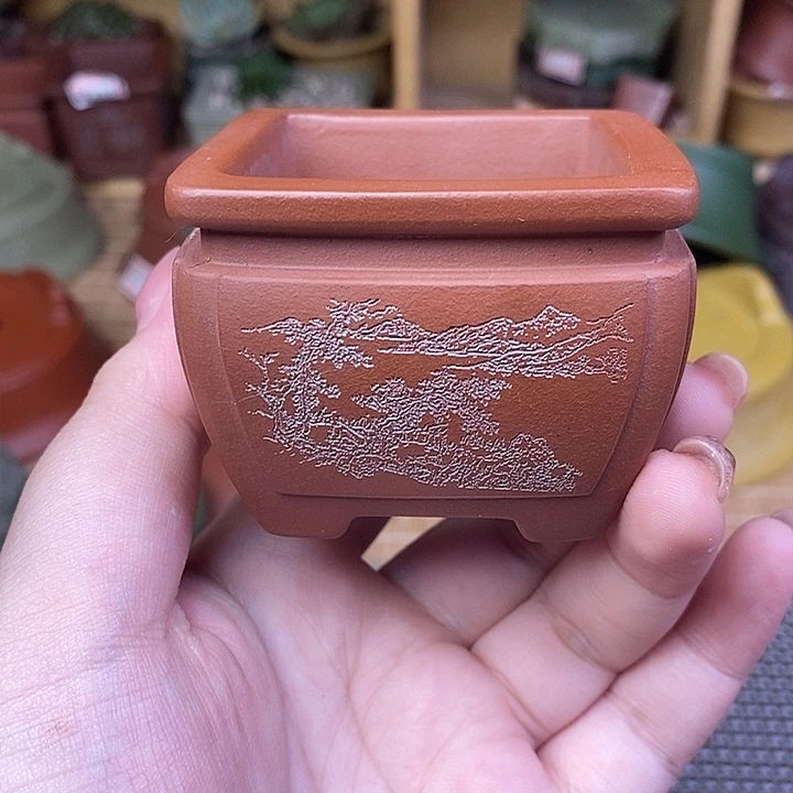 宜兴紫砂精品花盆