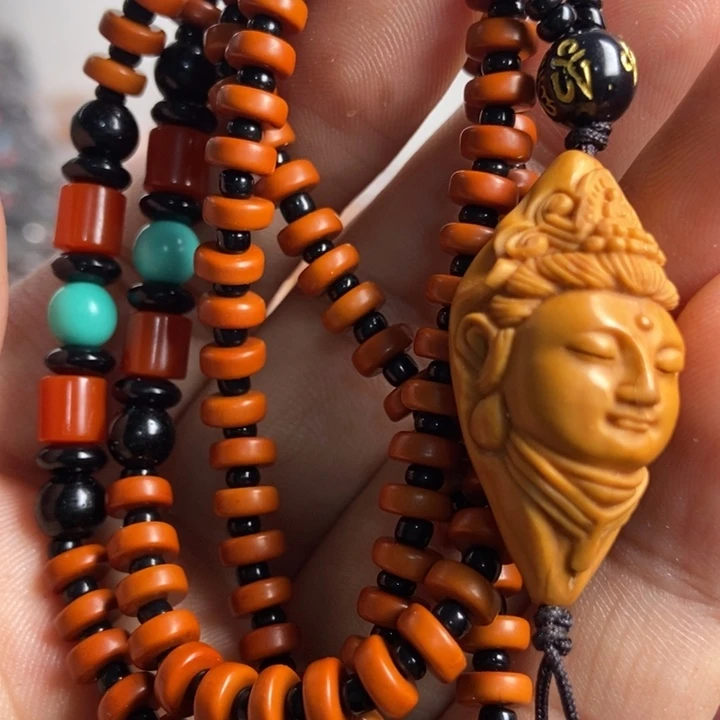 猴头核桃吊坠这不是很