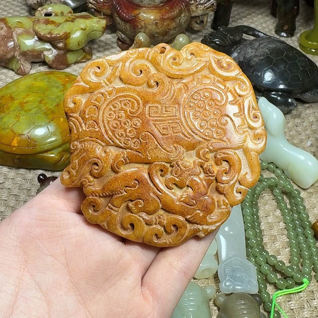 白玉菩提吊坠挂件