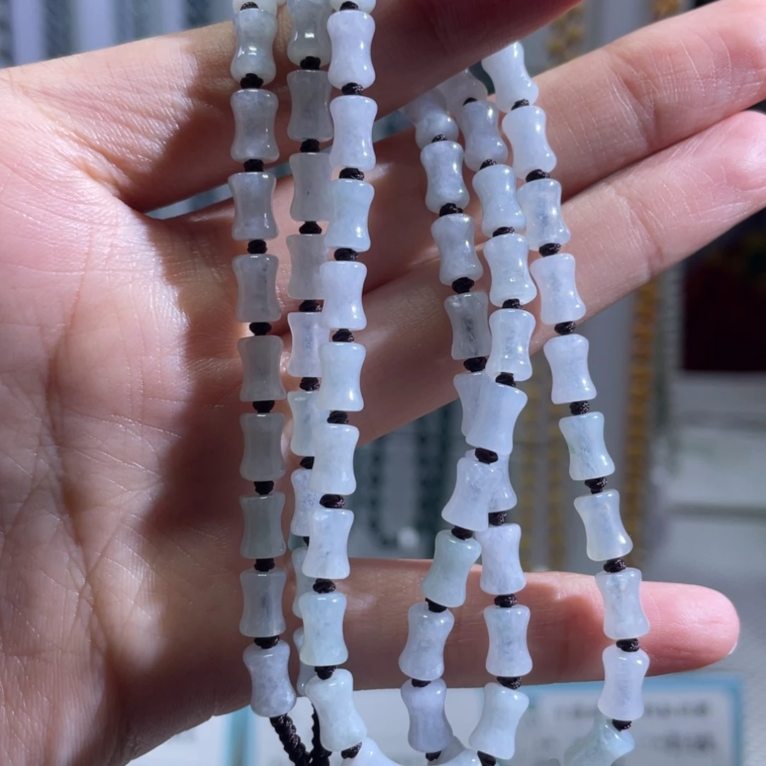 颈饰未镶嵌翡翠珠链