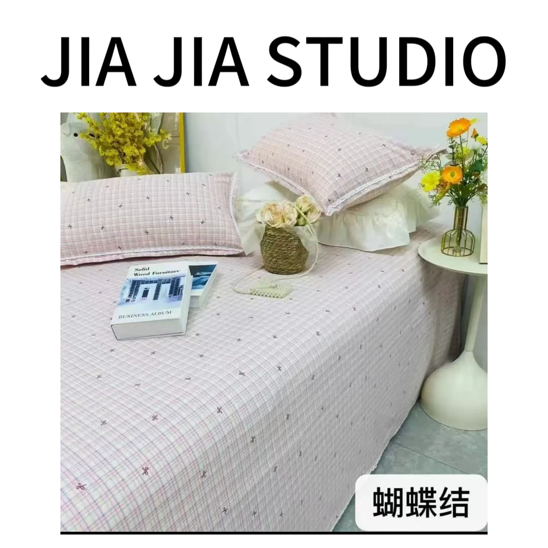 嘉嘉推荐#011款 细沙粗布 起球换新 三件套