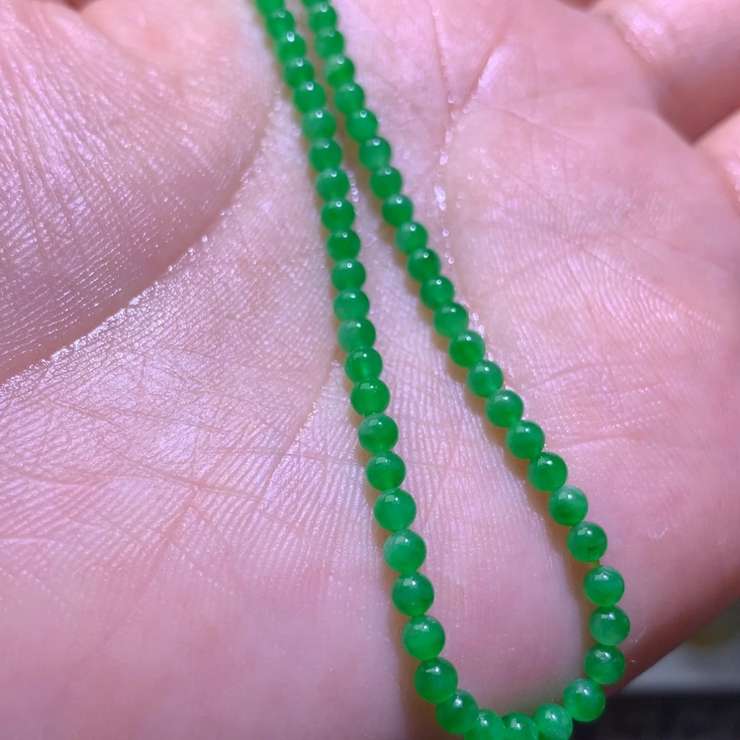 波***鱼定制翡翠未镶嵌毛