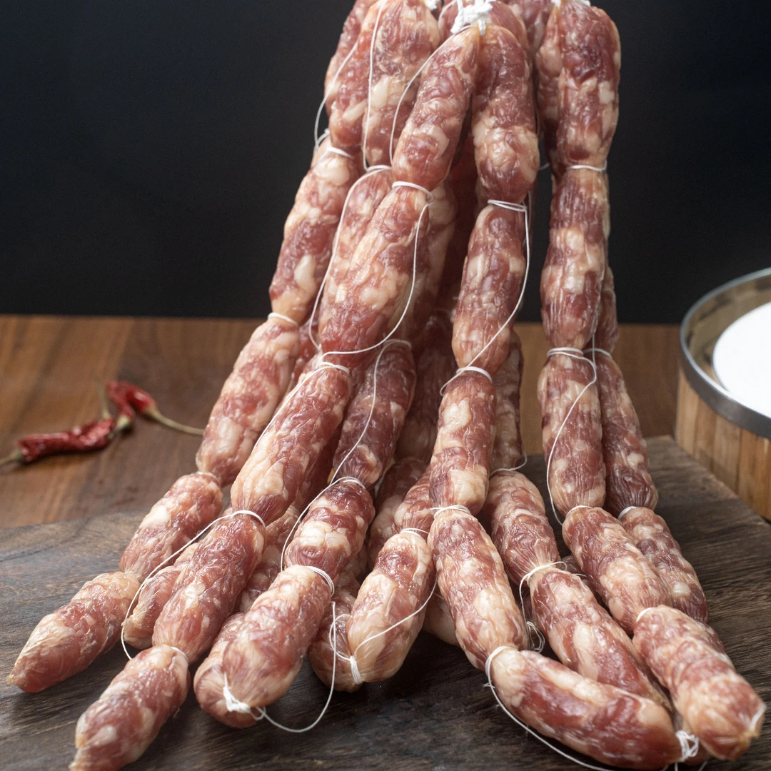 甘家风味广味栆肠顺丰冷链猪肉风干腌制腊味短肠
