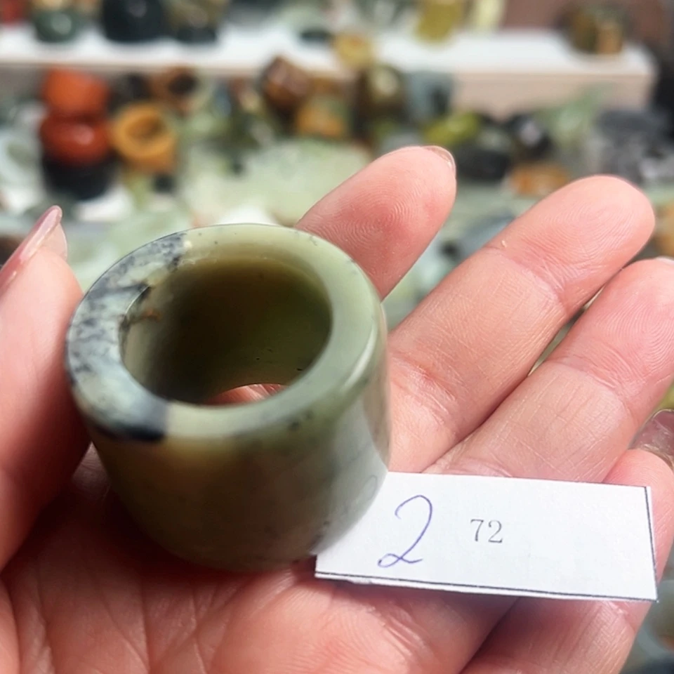 【闪购商品】未镶嵌蛇纹石玉戒指风****忆