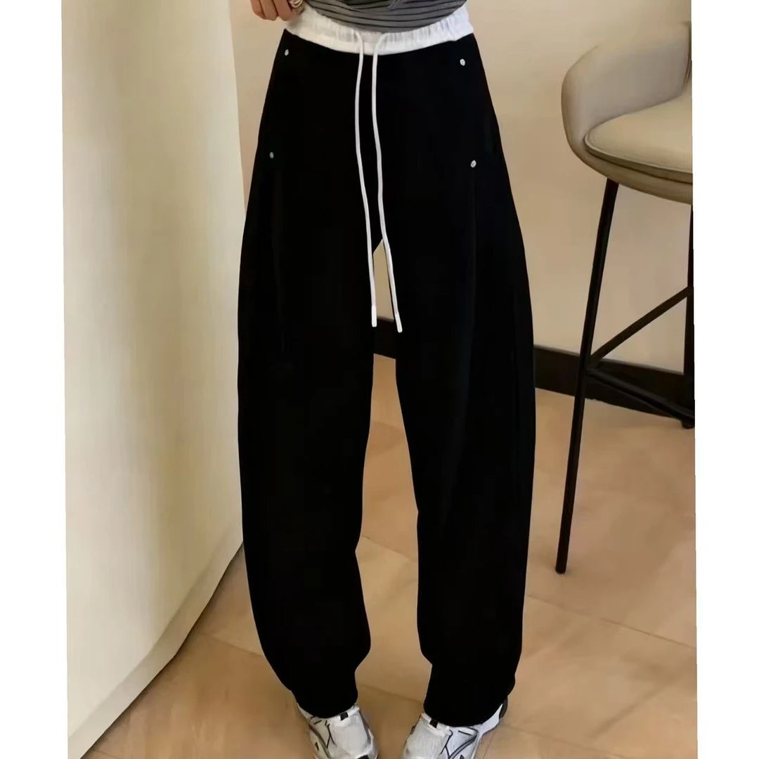 “厂家福利”防风双面绒弯刀阔腿裤（卡码拍小.裤长104左右）