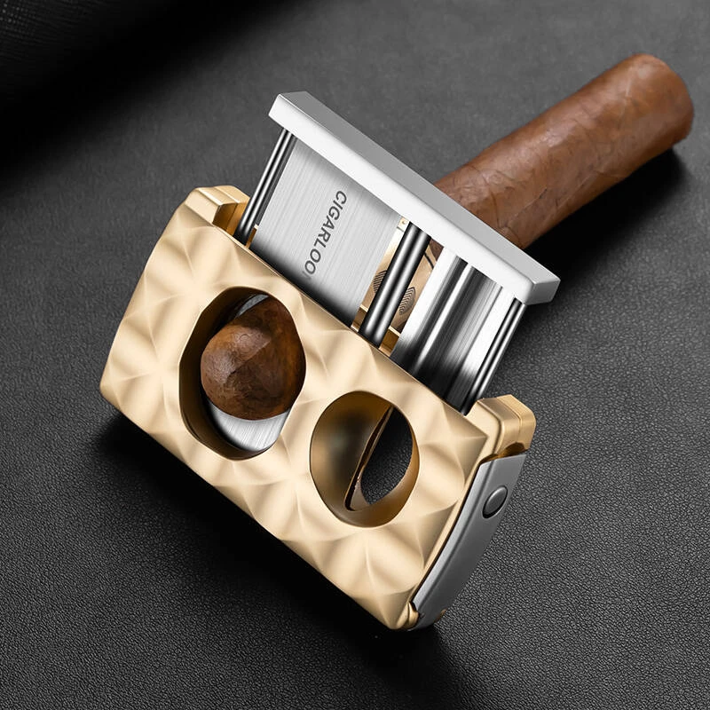 茄龙雪茄剪锋利不锈钢刀刃多功能四合一雪茄刀烟托雪茄钻CE-24HM