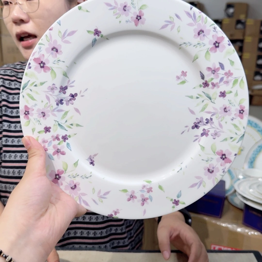 骨瓷10.5英寸平盘27cm