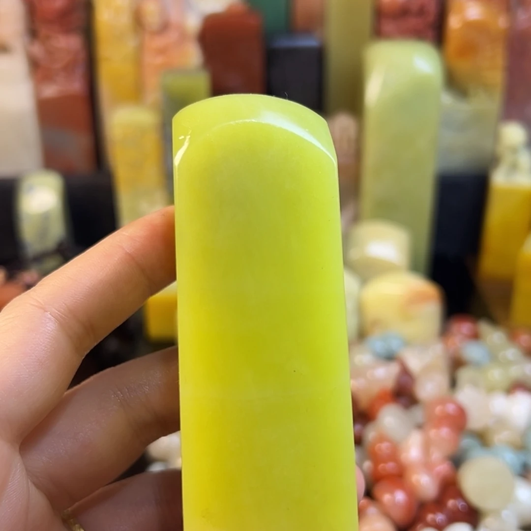 印石昌化石灯光冻