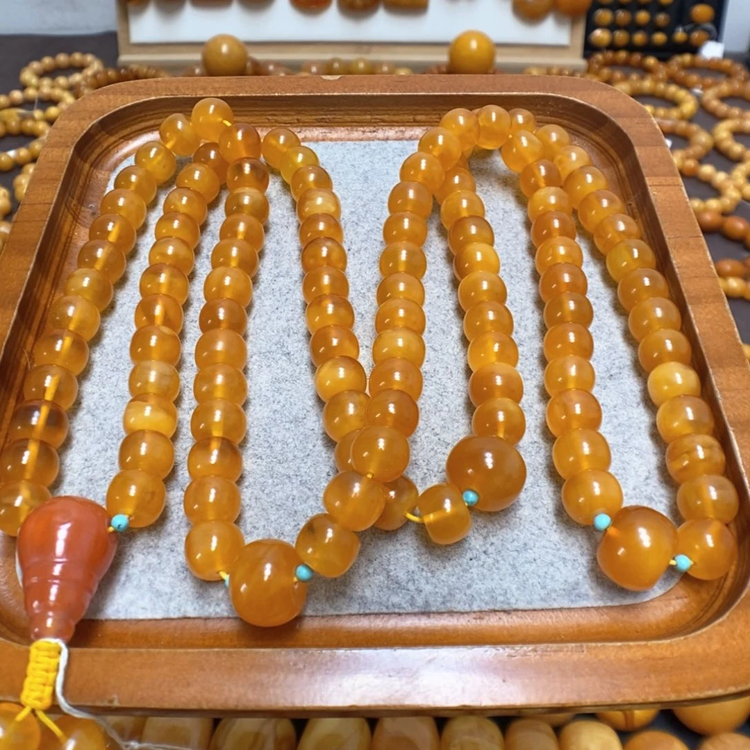 蜜蜡手串未镶嵌蜜蜡