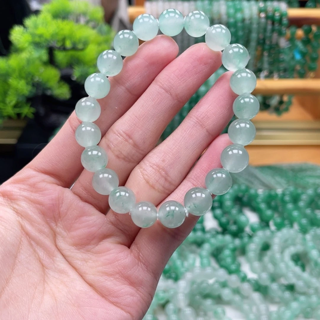 未镶嵌手串石英质玉（非洲翠）