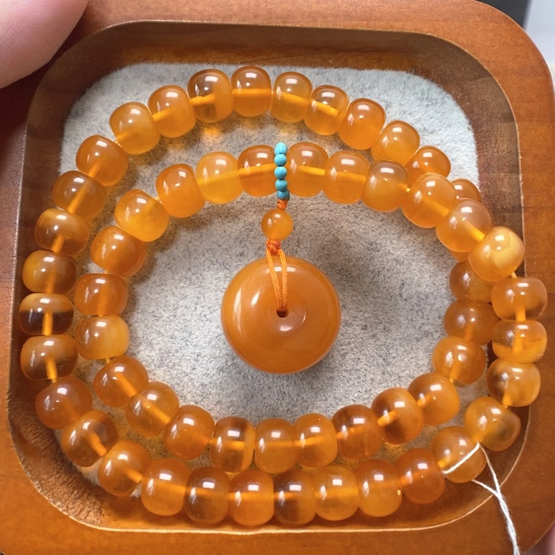 蜜蜡未镶嵌手串蜜蜡