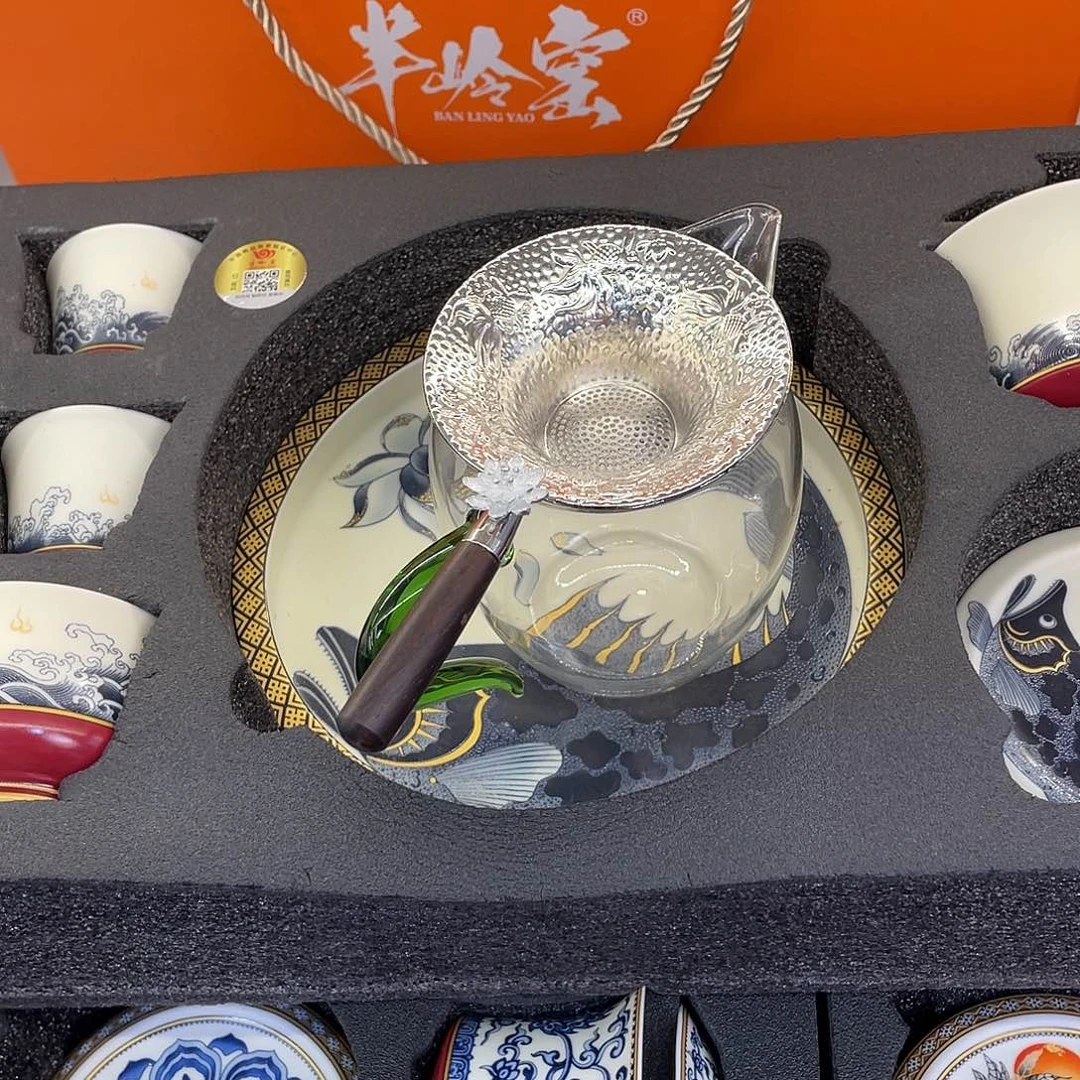 陶景德陶瓷盖碗茶具