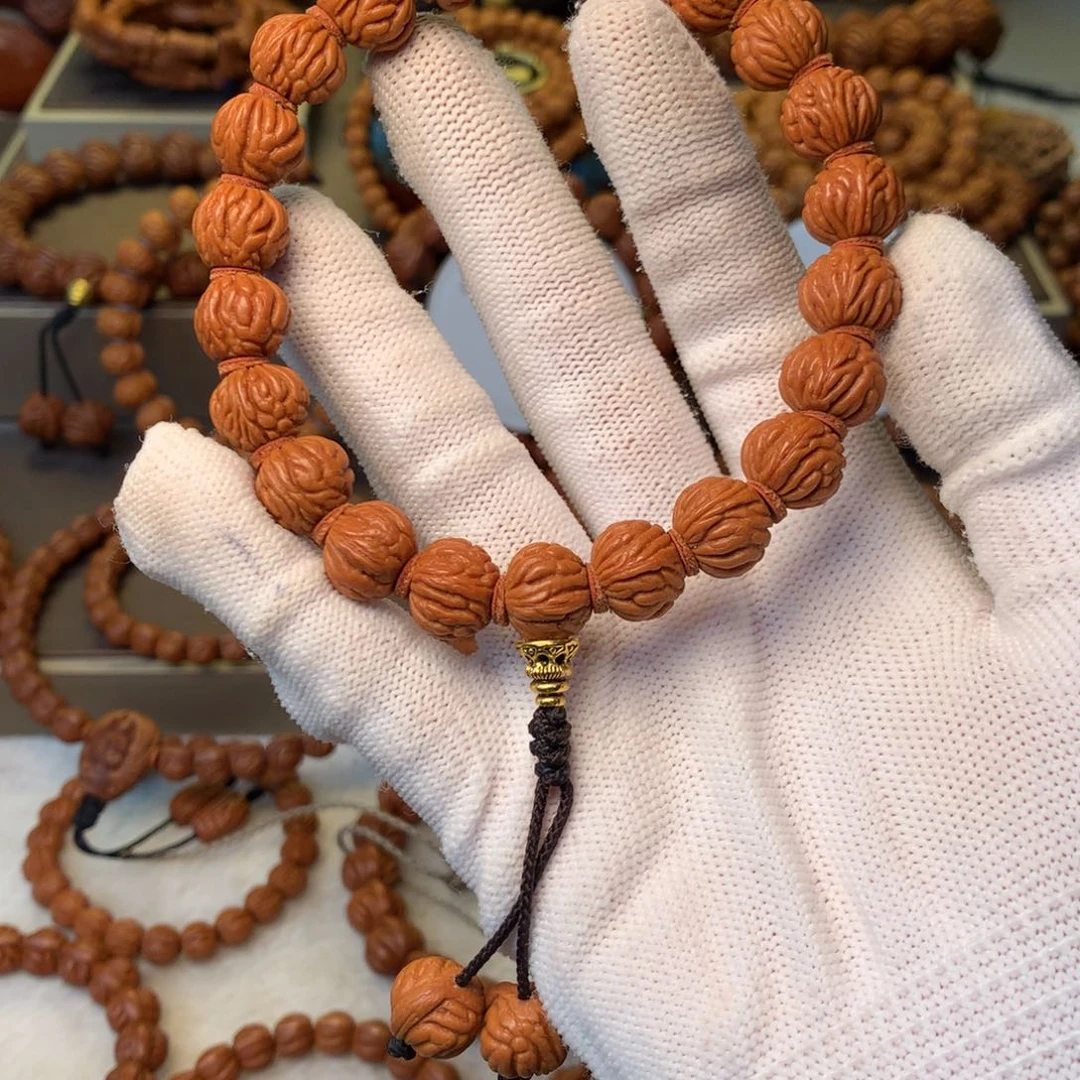 手串桃核秦岭龙纹