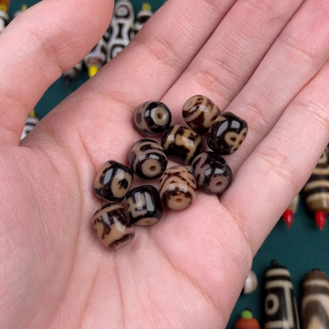 @***舂玛瑙/玉髓裸珠11 10 曲贡小珠10粒