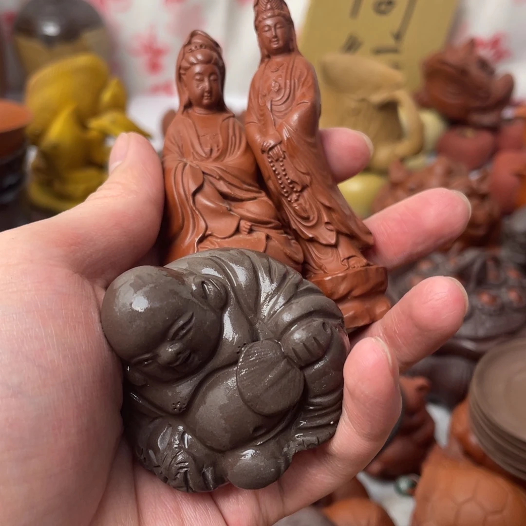 紫砂茶宠紫砂瑕疵