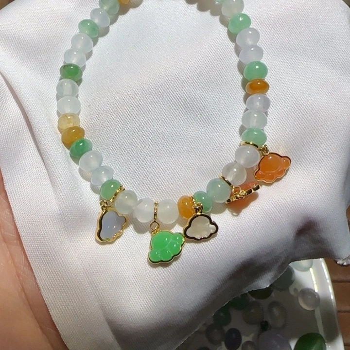 翡翠未镶嵌手链翡翠手串