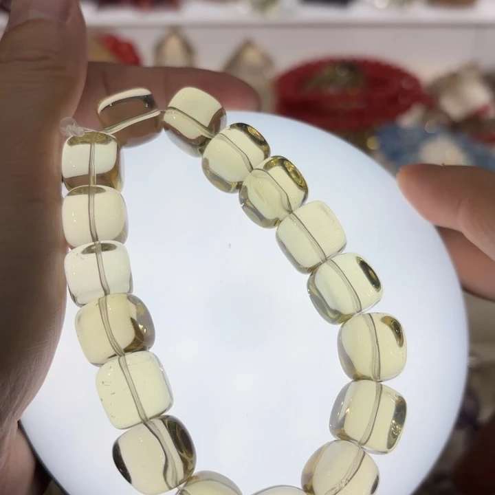 未镶嵌手链水晶黄水晶