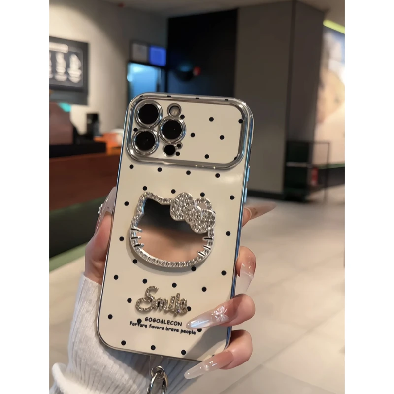波点适用苹果16pro手机壳15pm视窗华为mate70小众女oppo小米红米k