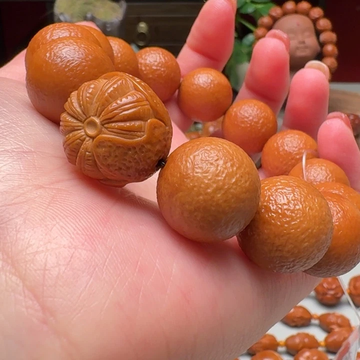 夜****手串/手链橄榄核橘皮