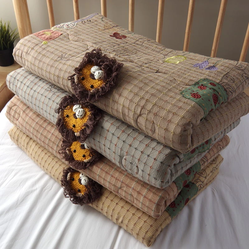 纯棉春秋被儿童棉花被全棉宝宝幼儿园可爱卡通被子单人被芯棉被