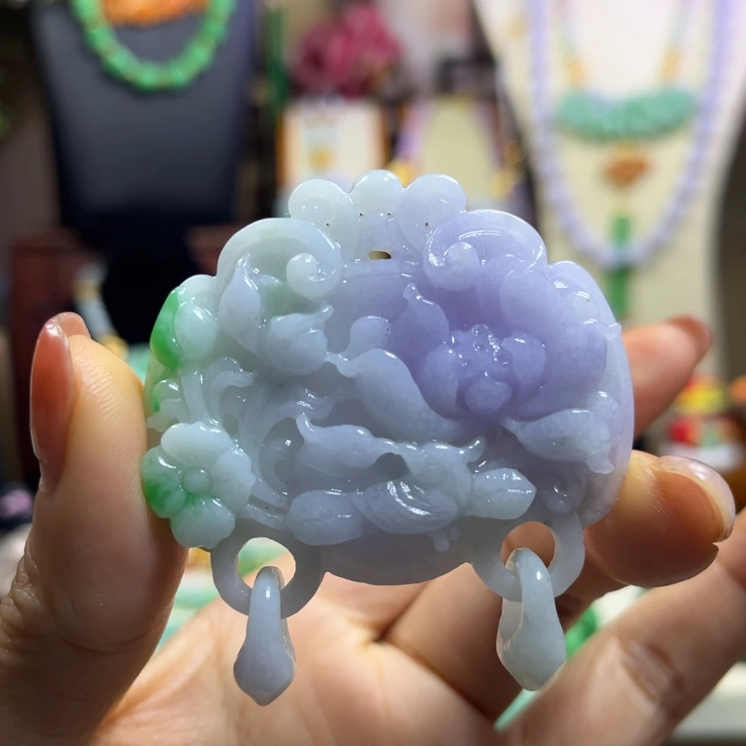 翡翠未镶嵌颈饰天然翡翠
