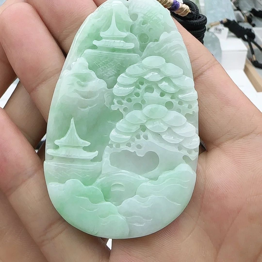 翡翠未镶嵌颈饰翡翠