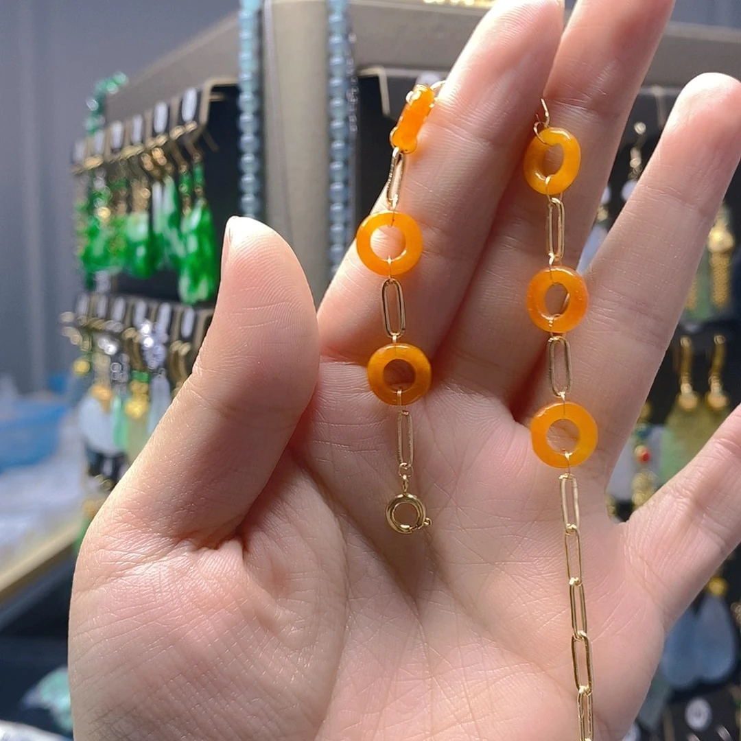 颈饰未镶嵌翡翠翡翠