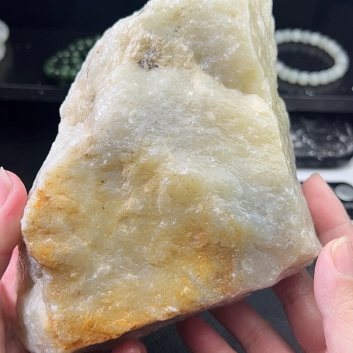 和田玉（糖玉）未镶嵌车挂