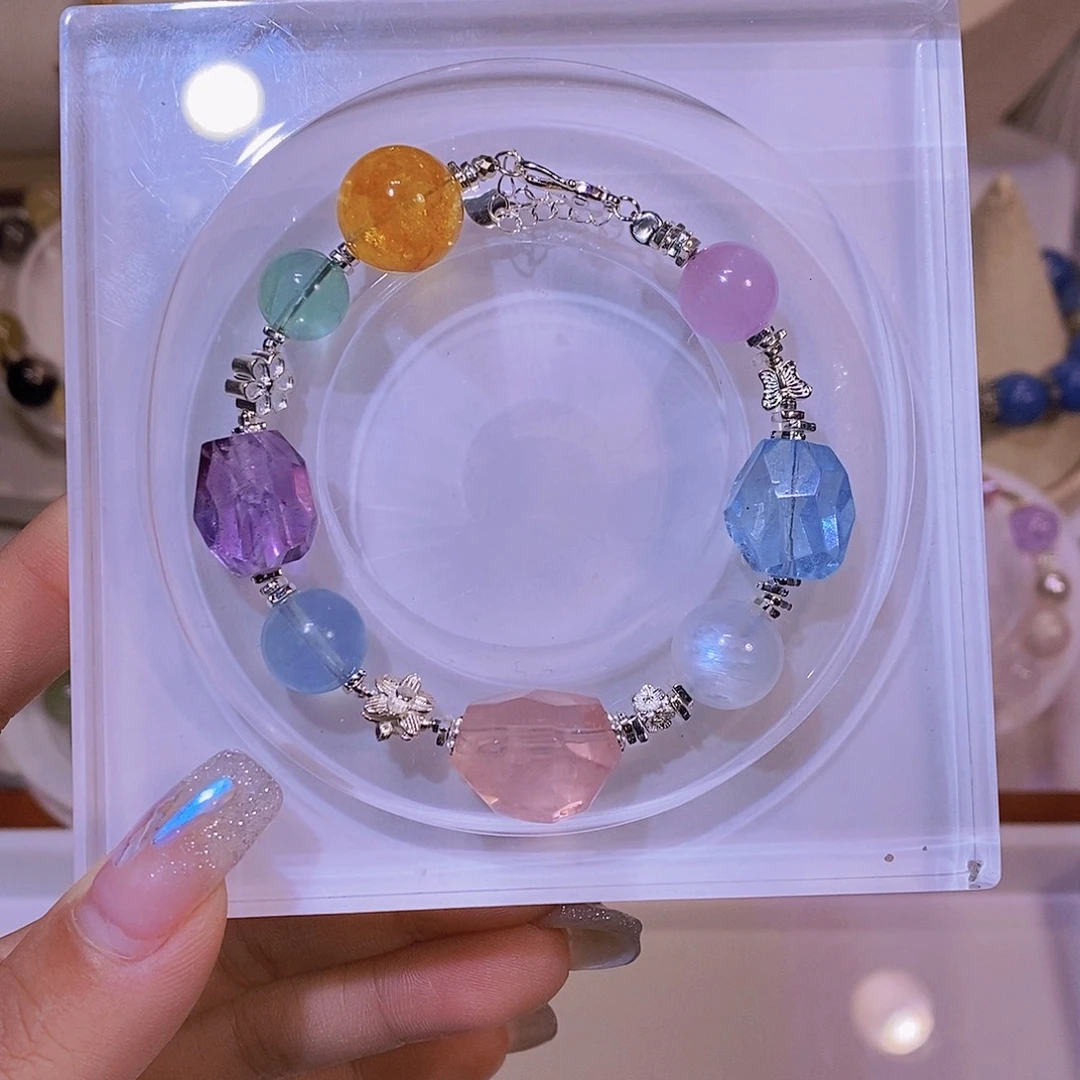 水晶手链未镶嵌C****?差价